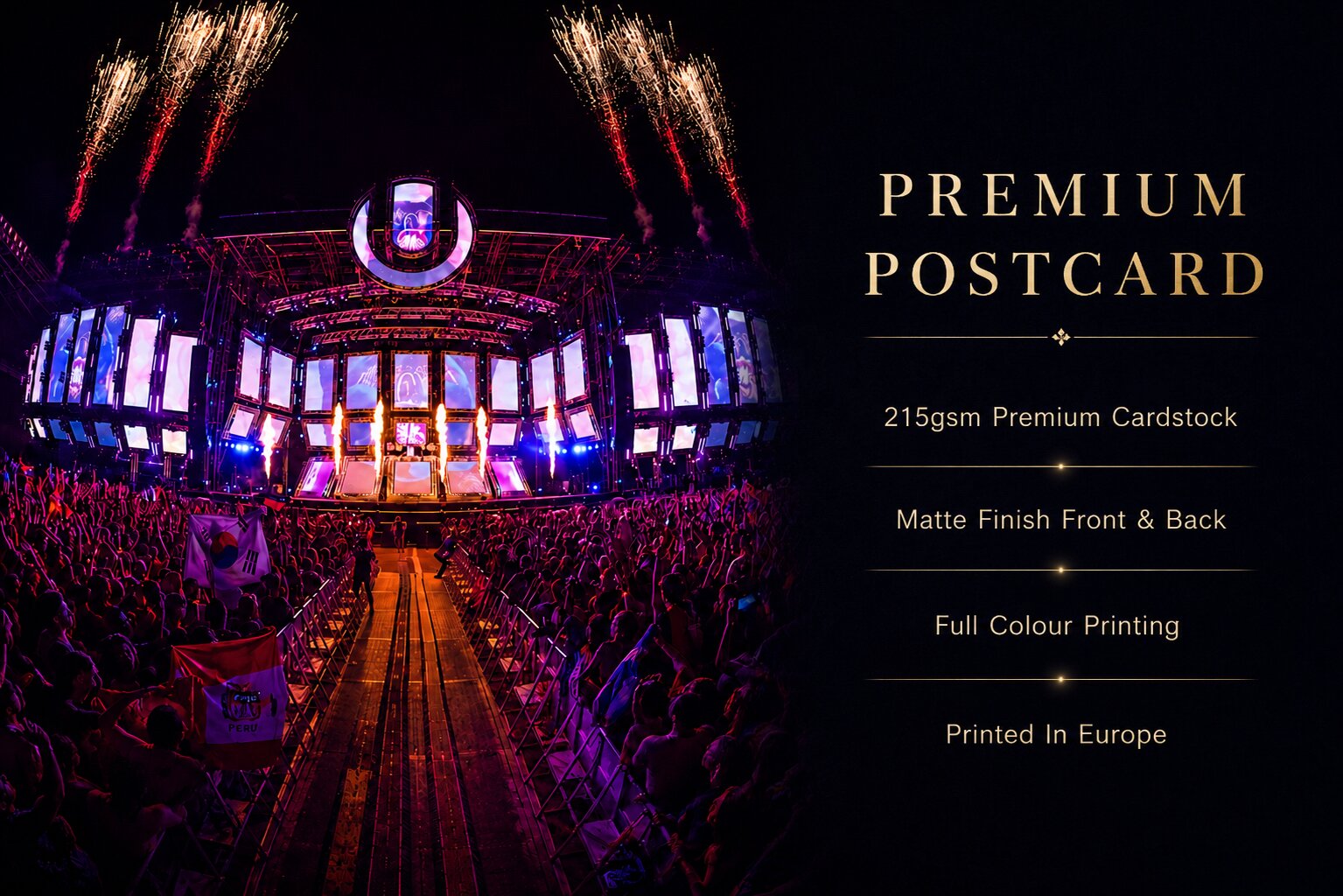 Premium postcard quality