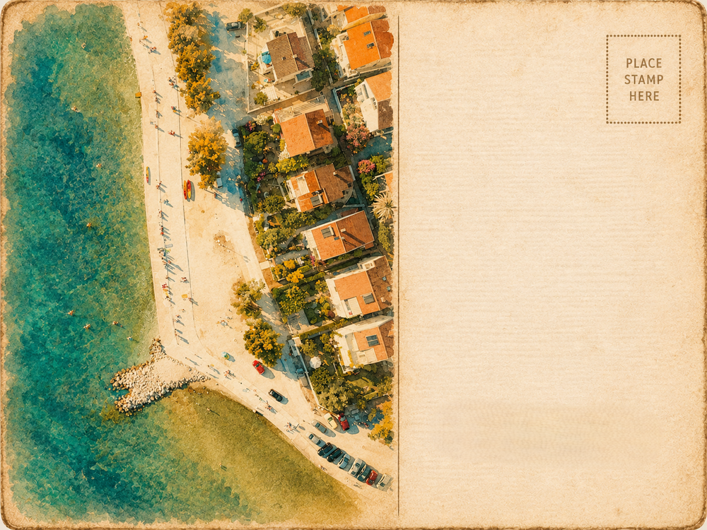Beach from a Bird’s-Eye View