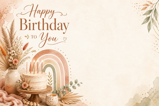 Golden Celebration Birthday