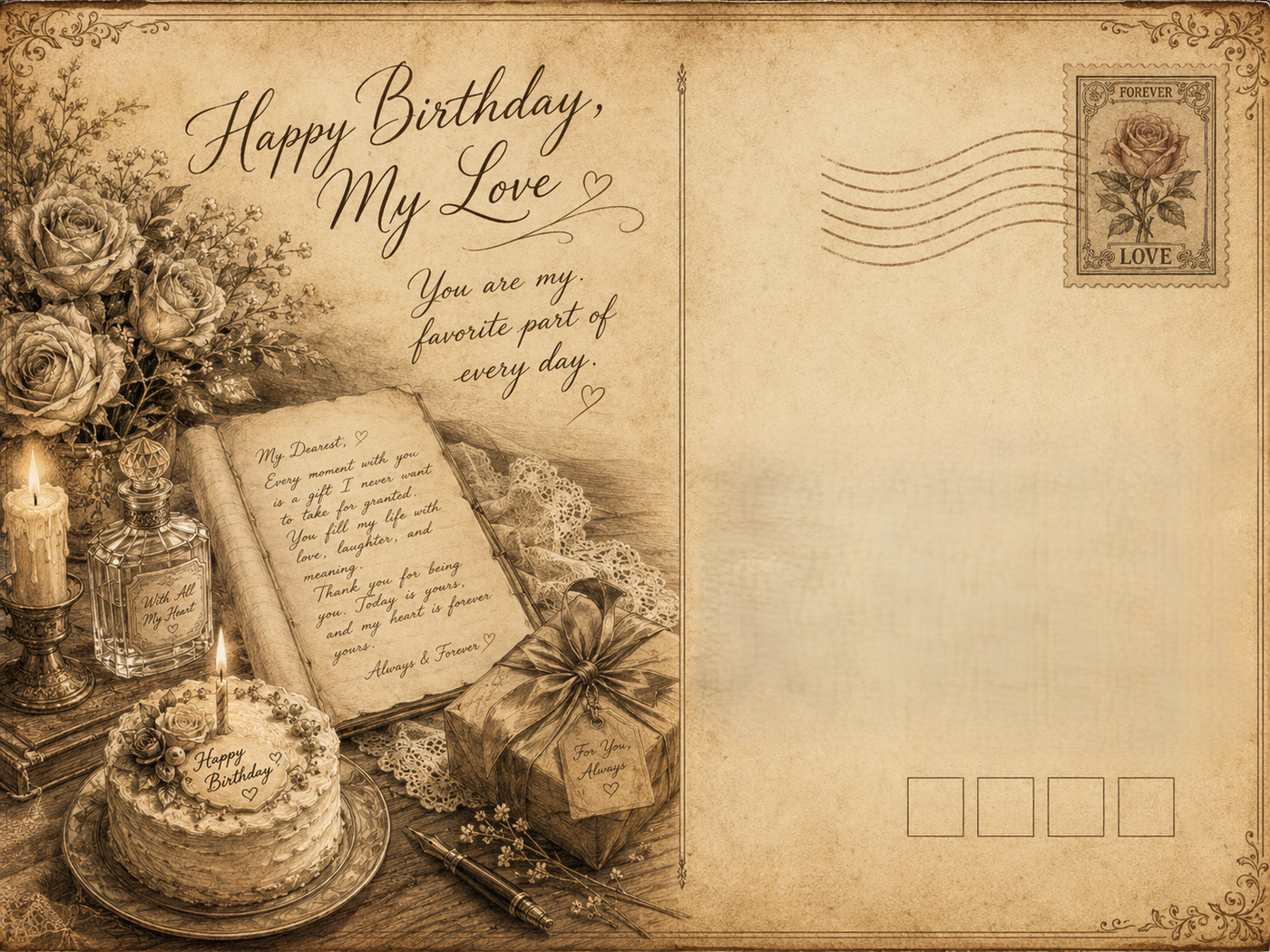 Mi carta de cumpleaños de amor