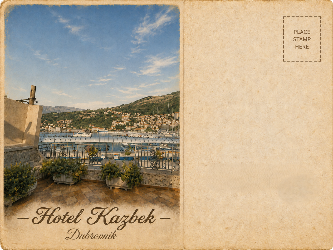 Hotel Kazbek – Adriatic View Postcard