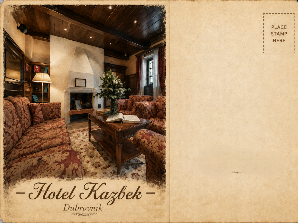 Hotel Kazbek – Classic Lounge Postcard