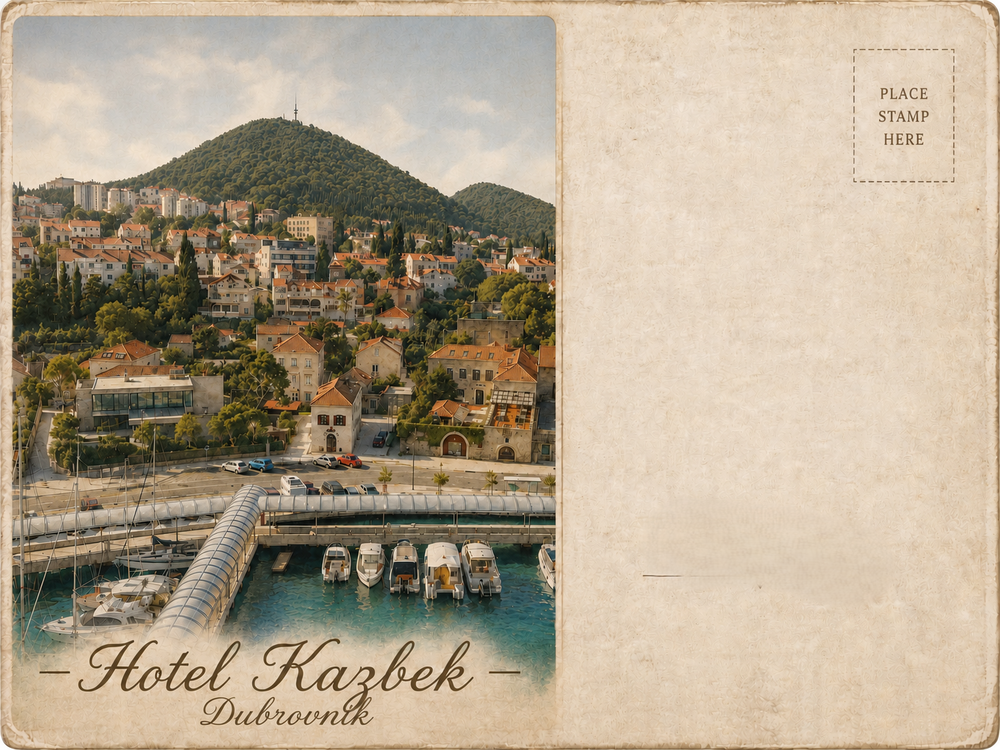 Hotel Kazbek – Marina View Postcard