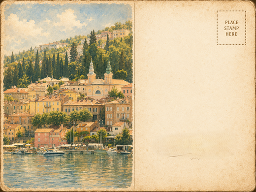 Opatija y la tranquila bahía de Kvarner