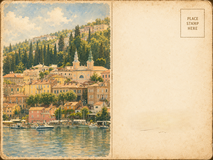 Opatija y la tranquila bahía de Kvarner