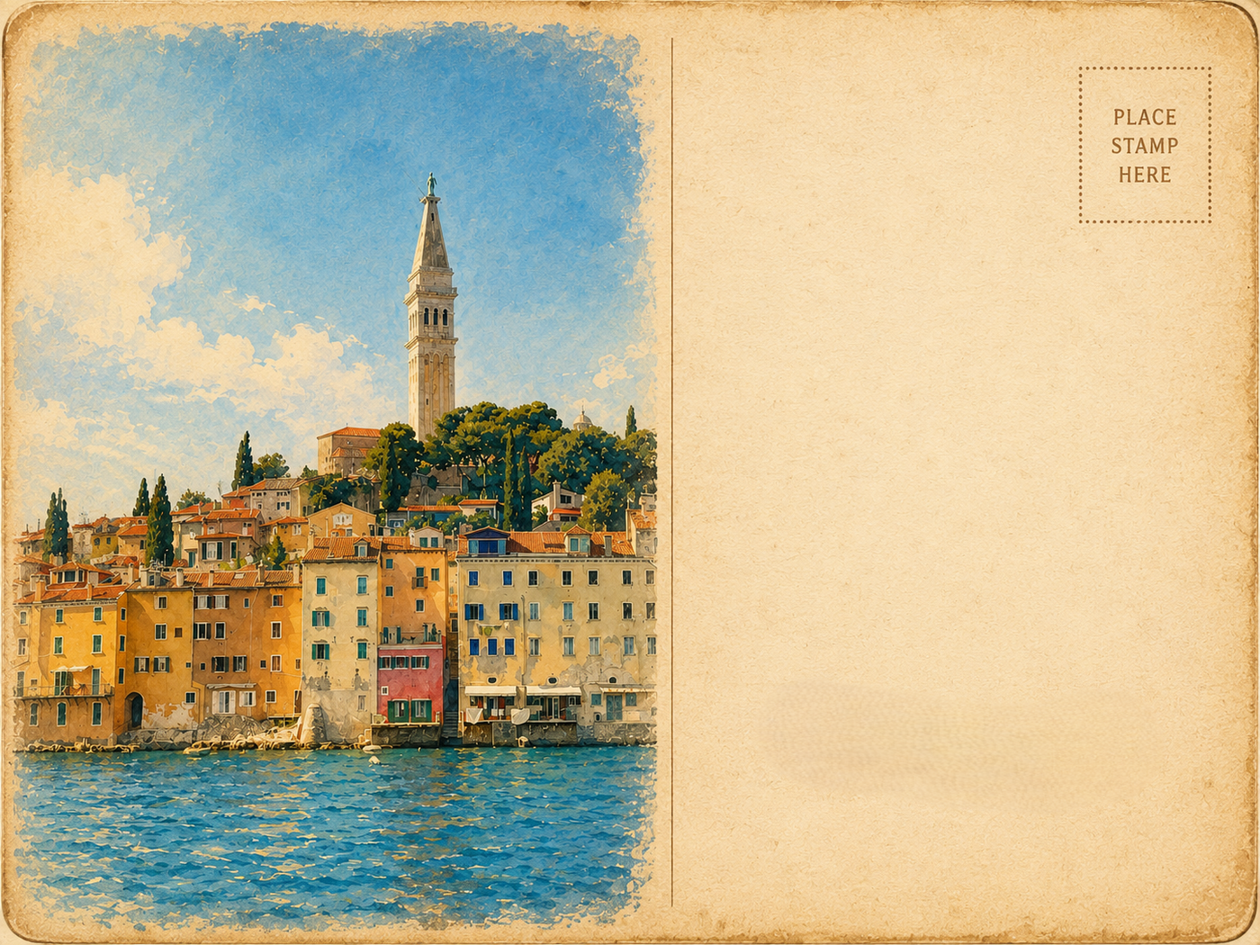 Rovinj desde el mar