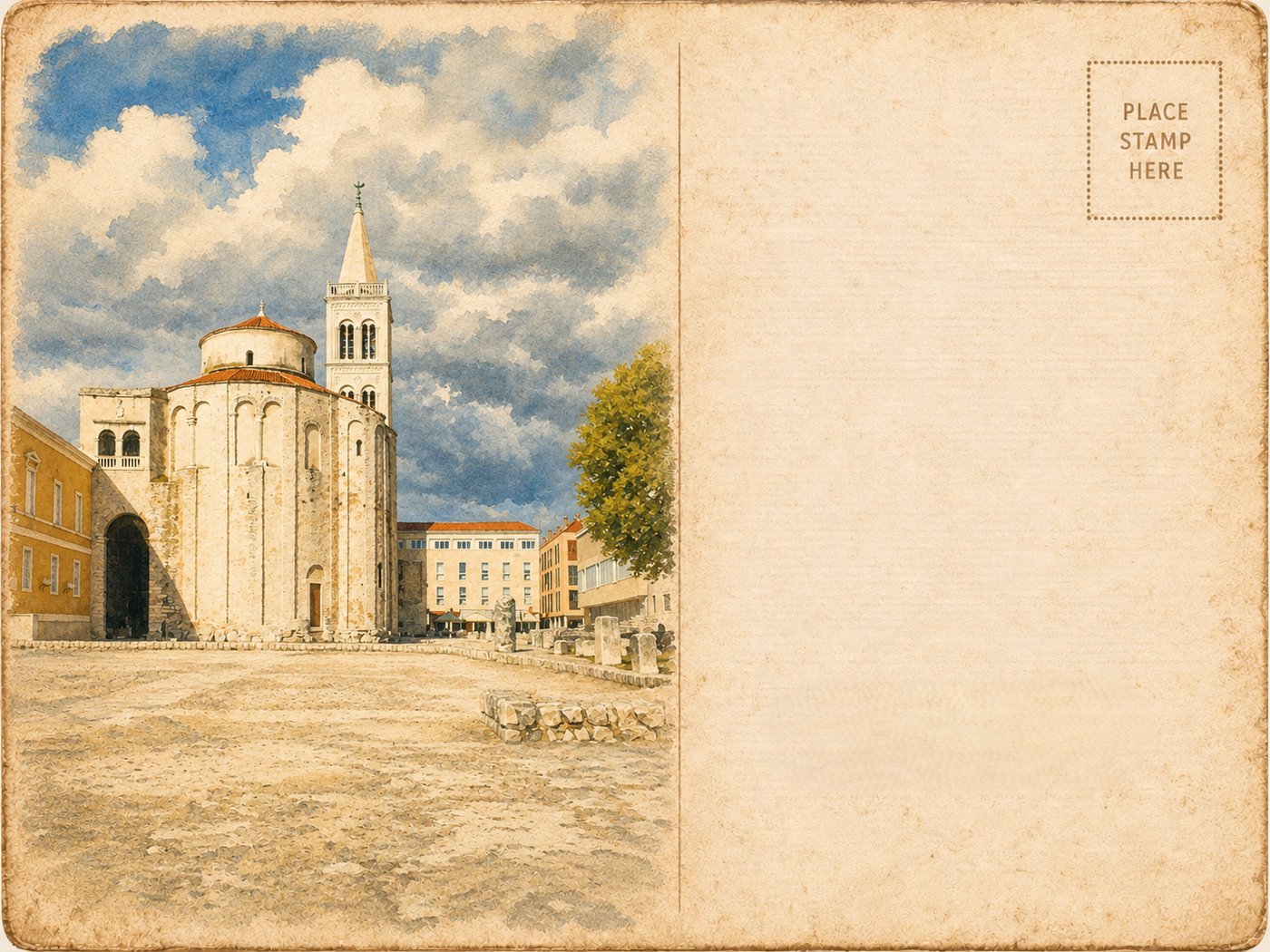 Heiliger Donatus unter den Wolken