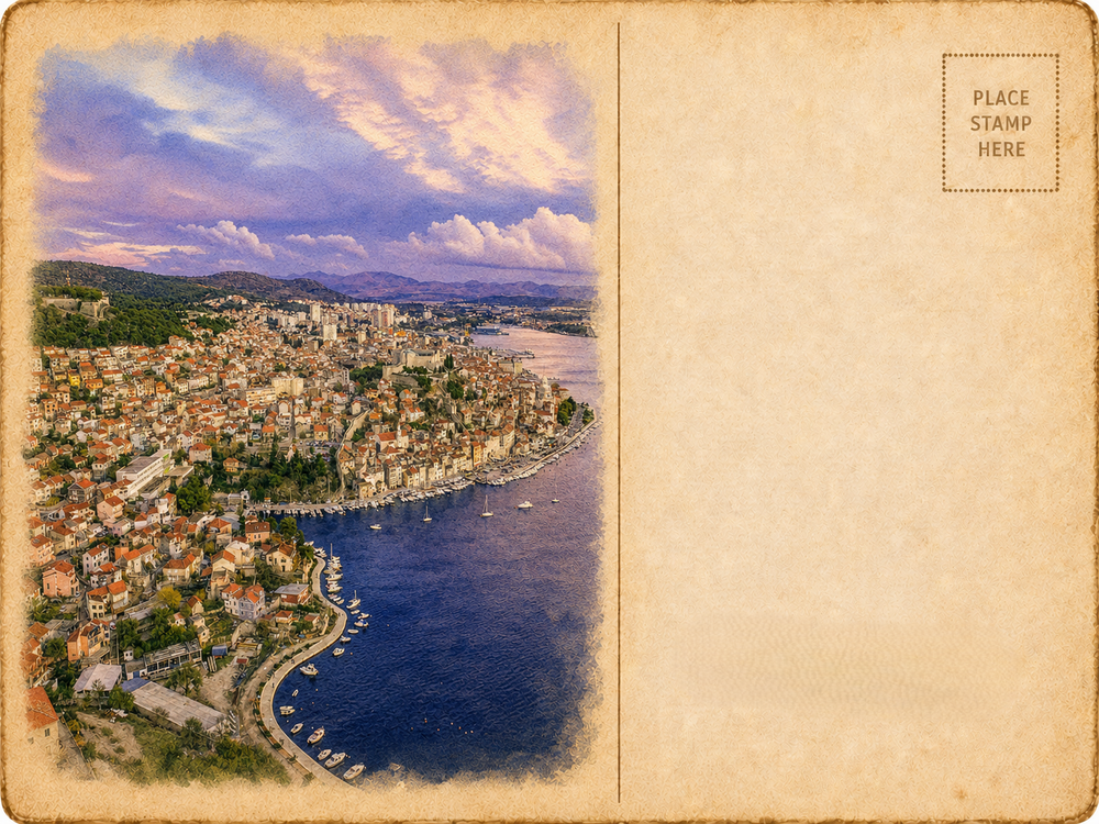 Šibenik at Sunset