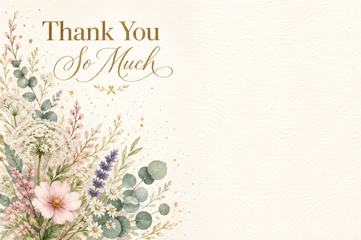 Thank You from the Heart