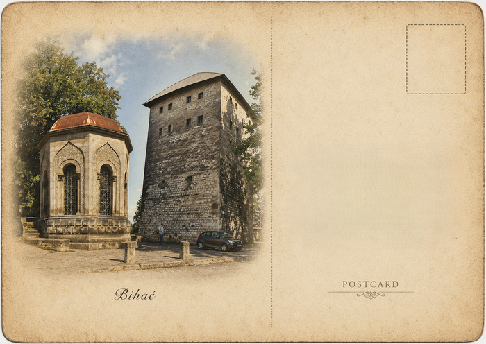 Captains Tower Old Town Postcard