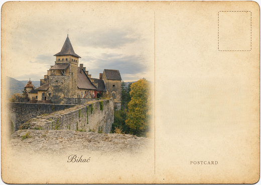 Ostrozac Castle Postcard