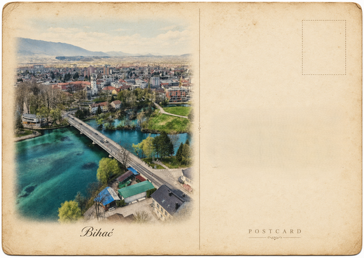 Una River City Bridge Postcard