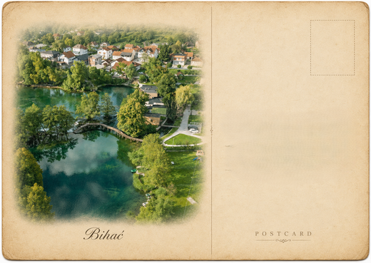 Una River Green Oasis Postcard