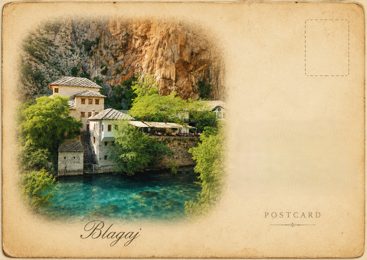 Buna Spring Oasis Postcard