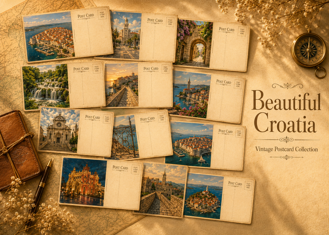 Postales de Croacia inspiradas en cada rincón del país