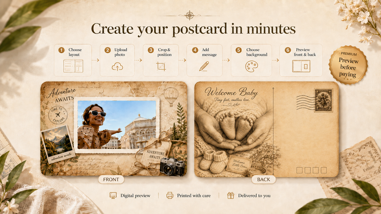 Personalized Postcards for Every Occasion
