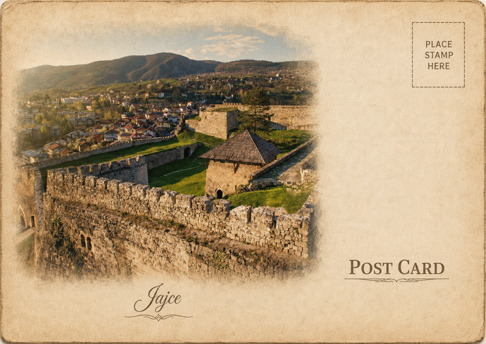 Fortress City View Postcard