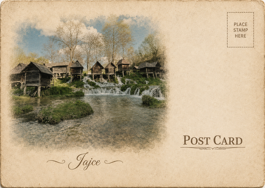 Pliva Watermills Postcard
