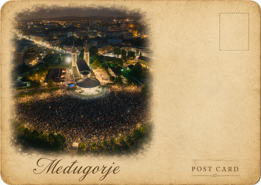 Night Pilgrimage View Postcard
