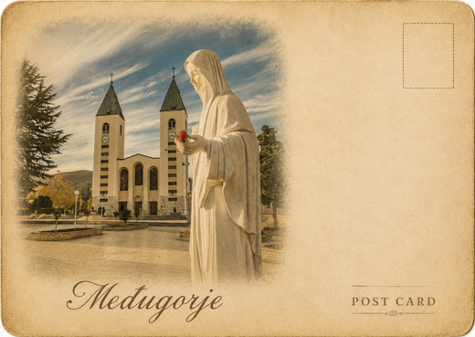 St James Church Postcard