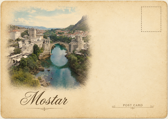 Old Town Mosque View Postcard