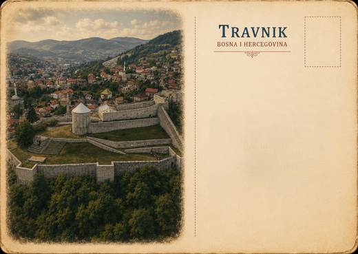 Fortress Panorama Postcard