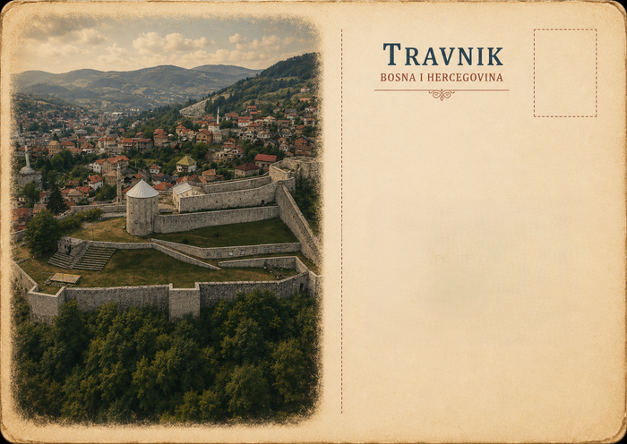Fortress Panorama Postcard